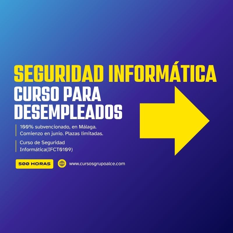 curso de seguridad informatica grupo alce
